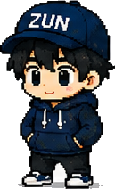 ZUN pixel character